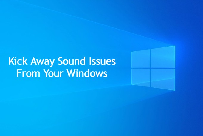 How to fix the sound problem in windows